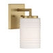 Leavenworth 1 Light 5 inch Brushed Gold Wall Sconce Wall Light